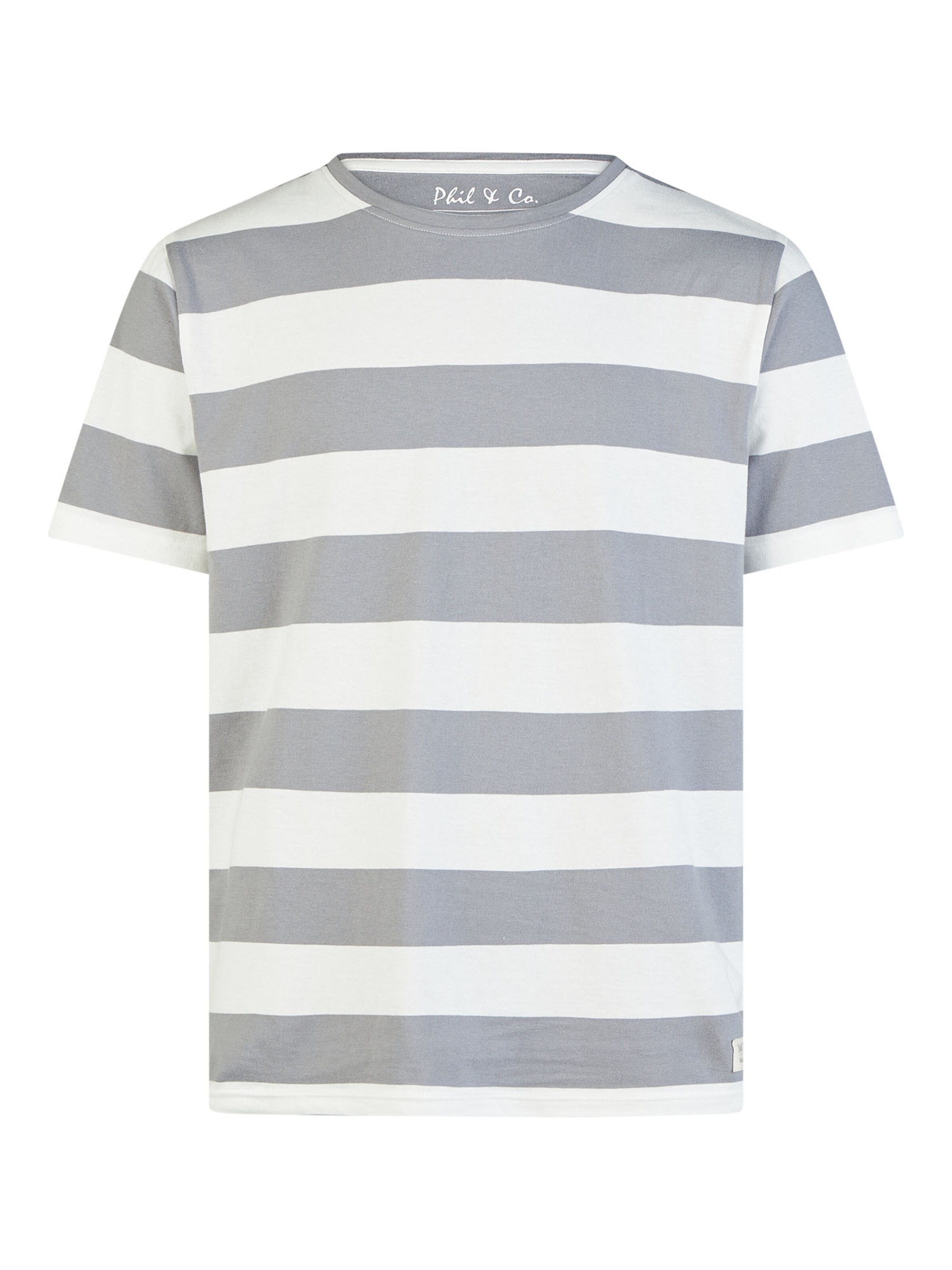 Phil & Co. Berlin Pyjama kort ' Monday ' in Grijs