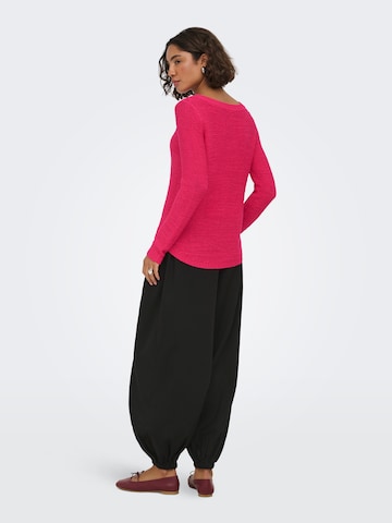 ONLY Sweater 'ONLGeena' in Pink