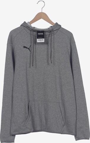 PUMA Sweatshirt & Zip-Up Hoodie in L in Grey: front