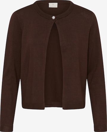 Cardigan Kaffe en marron : devant
