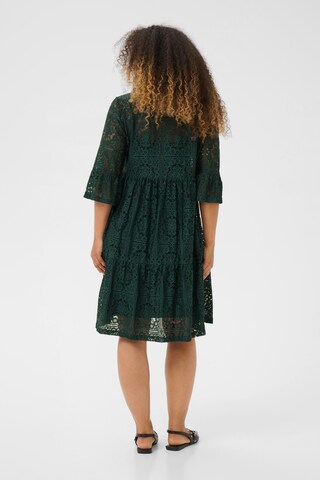 Cream Dress 'Tiley' in Green