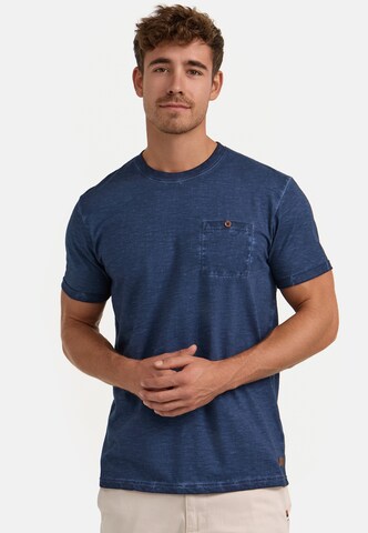 INDICODE JEANS Shirt in Blue: front
