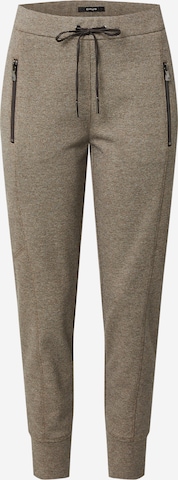 OPUS Tapered Pants 'Levino' in Brown: front