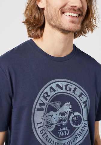 WRANGLER Shirt in Blau