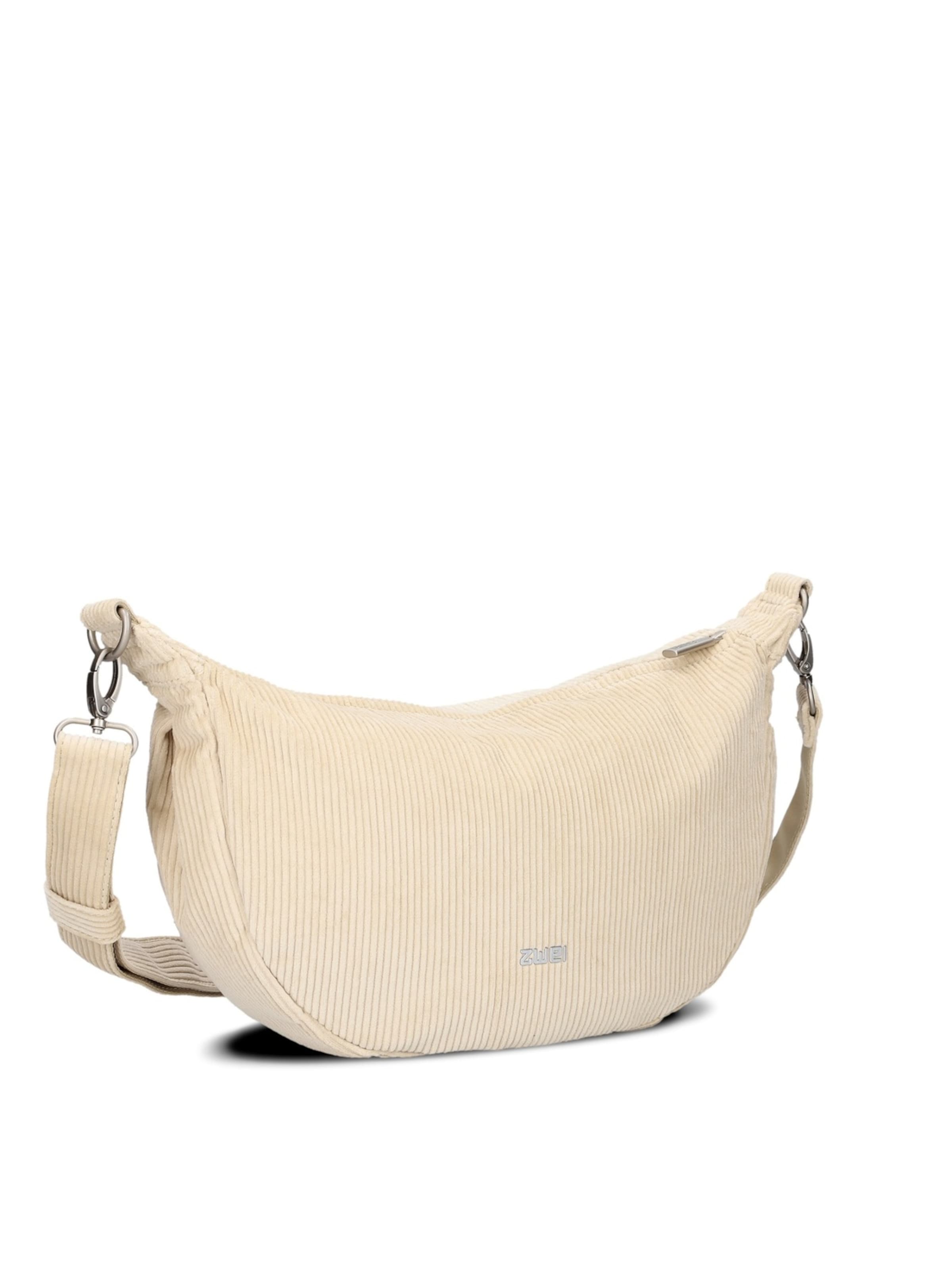 ZWEI - Bolso de mano 'MADEMOISELLE.M M70' en beige: frente