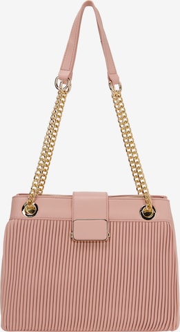 NAEMI - Mala de ombro em rosa: frente