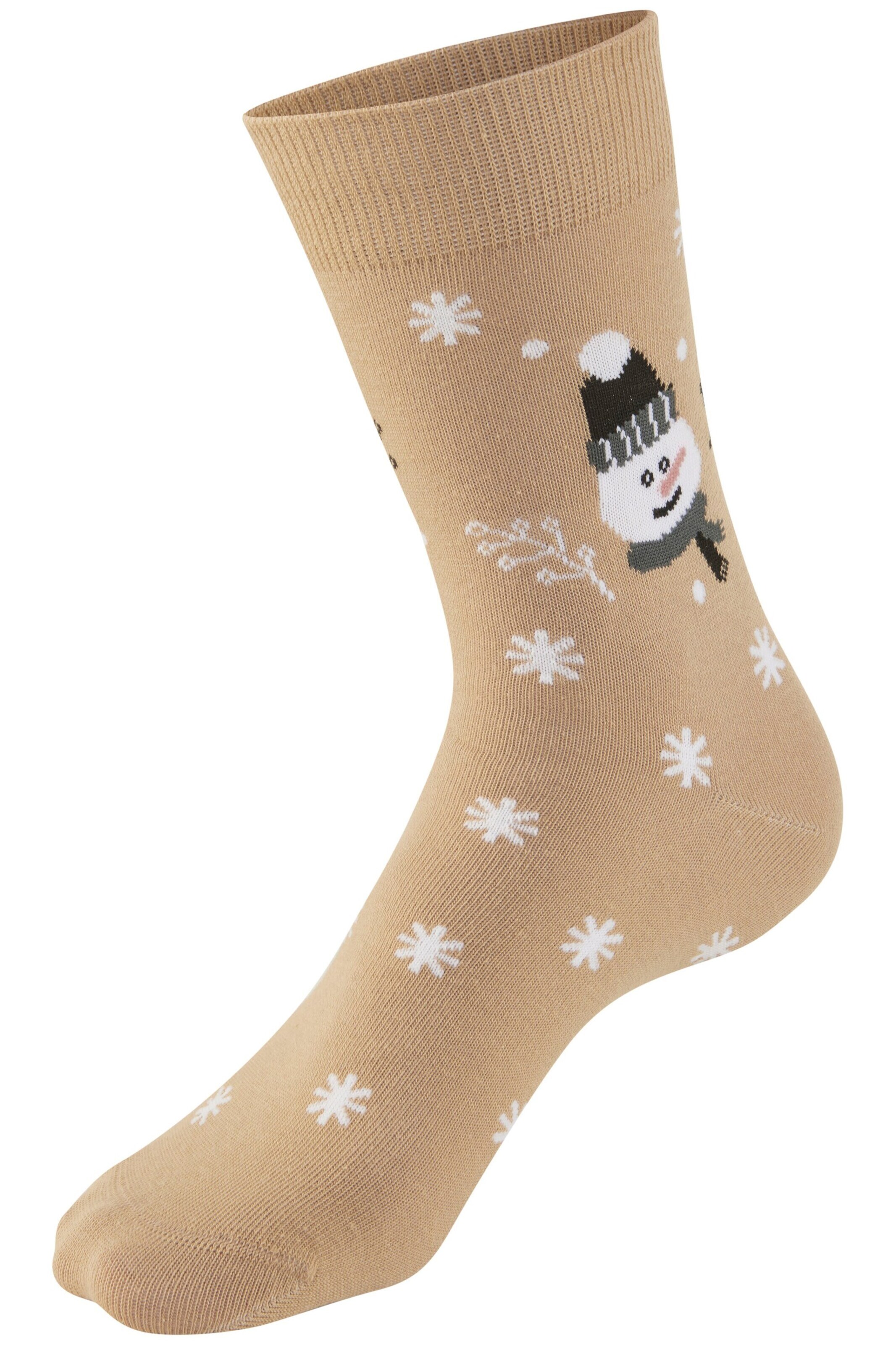 H.I.S Socks in Beige: front