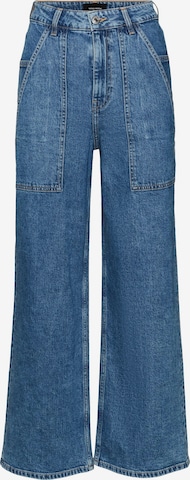 VERO MODA Wide Leg Jeans 'KITHY' i blå: forside