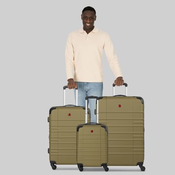 WENGER Suitcase set 'Amplar Evo' in Green