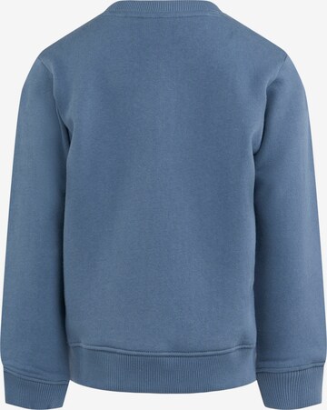 KnowledgeCotton Apparel Sweatshirt 'Lotus' in Blauw