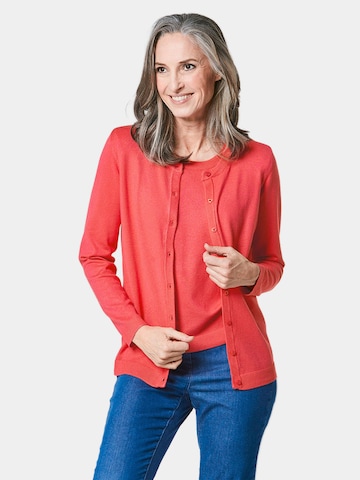 Goldner Knit cardigan in Orange: front