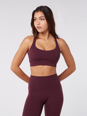 YO-GAYA Bustier Sport bh in Rood: voorkant
