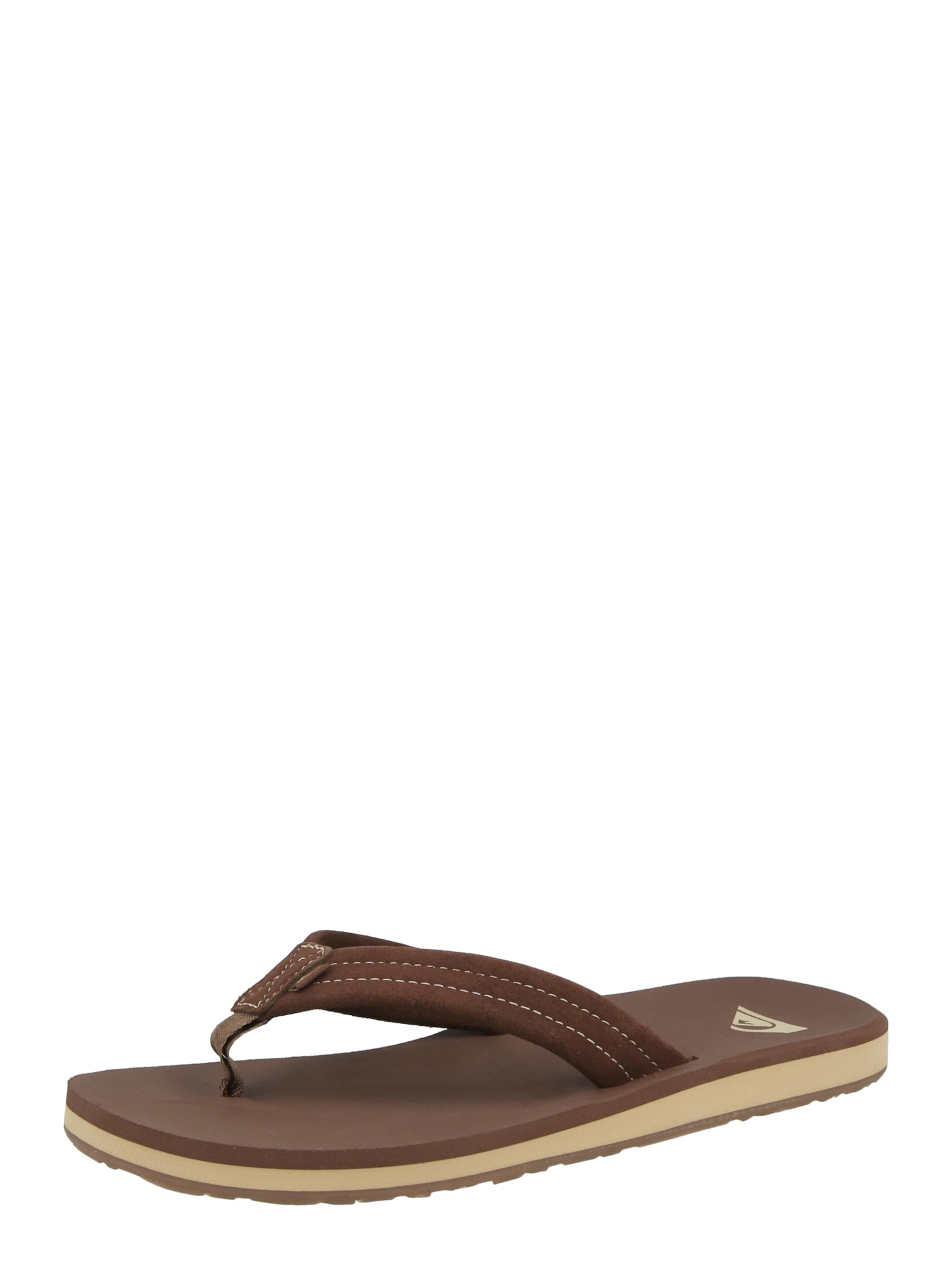 QUIKSILVER Σαγιονάρες διχαλωτές 'CARVER' σε καφέ: μπροστά