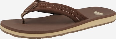 QUIKSILVER Varvastossut 'CARVER' värissä ruskea, Tuotenäkymä