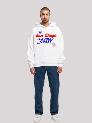 Sweat-shirt 'San Diego' F4NT4STIC en blanc