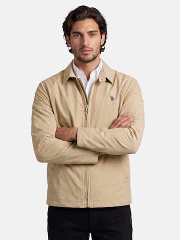 U.S. POLO ASSN. Tussenjas in Beige: voorkant