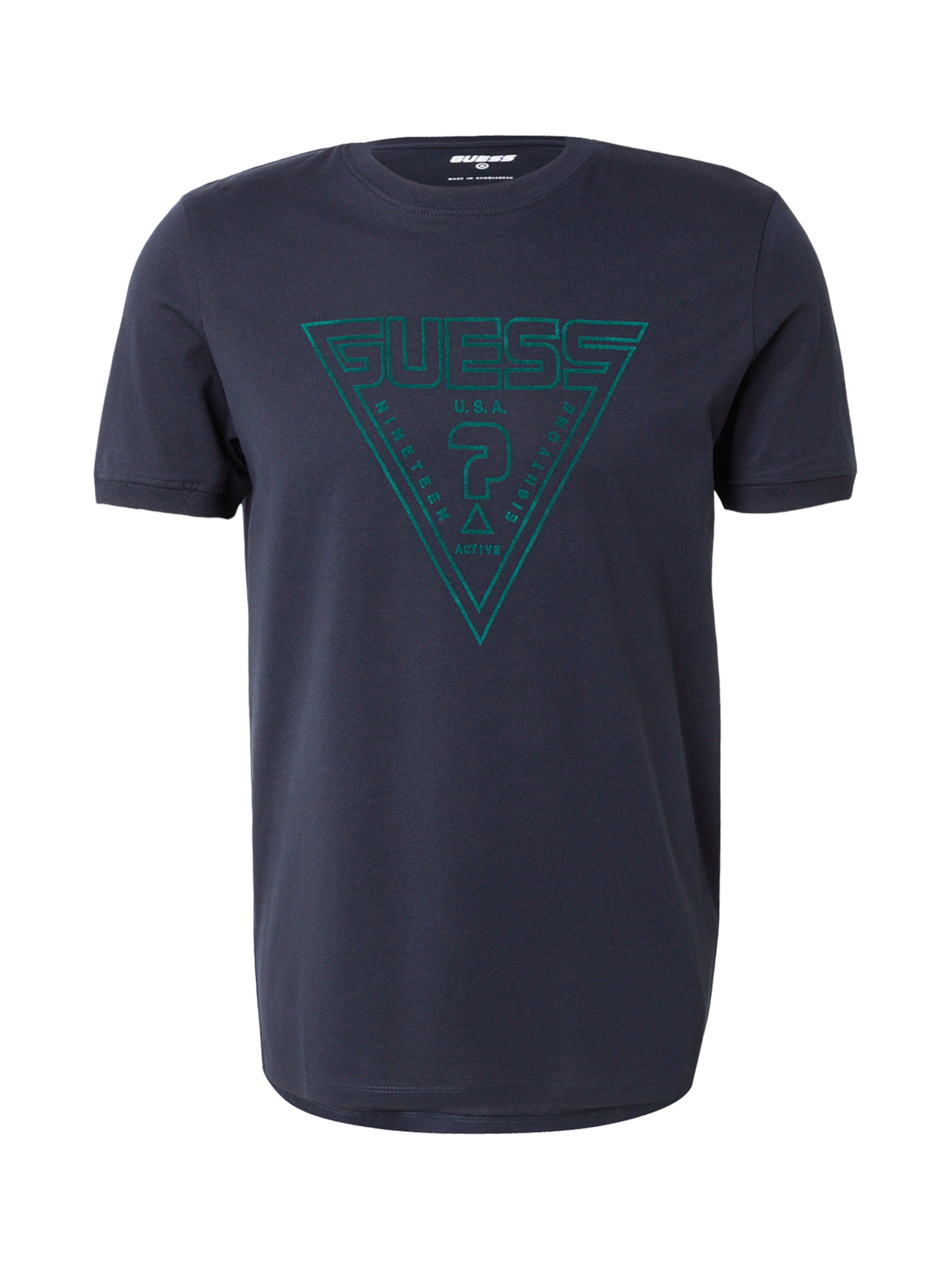 GUESS Performance Shirt 'MIKEN' in Blue: front