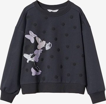 MANGO KIDSSweater majica 'Bubble' - siva boja: prednji dio