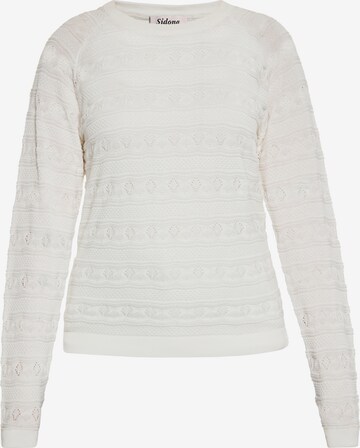 Sidona Sweater in White: front