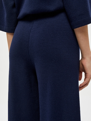 Wide Leg Pantalon 'Rosalia' Peppercorn en bleu