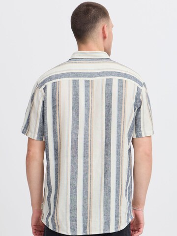 BLEND Regular Fit Kurzarmhemd ' BHBOBBY Shirt stripe ' in Weiß