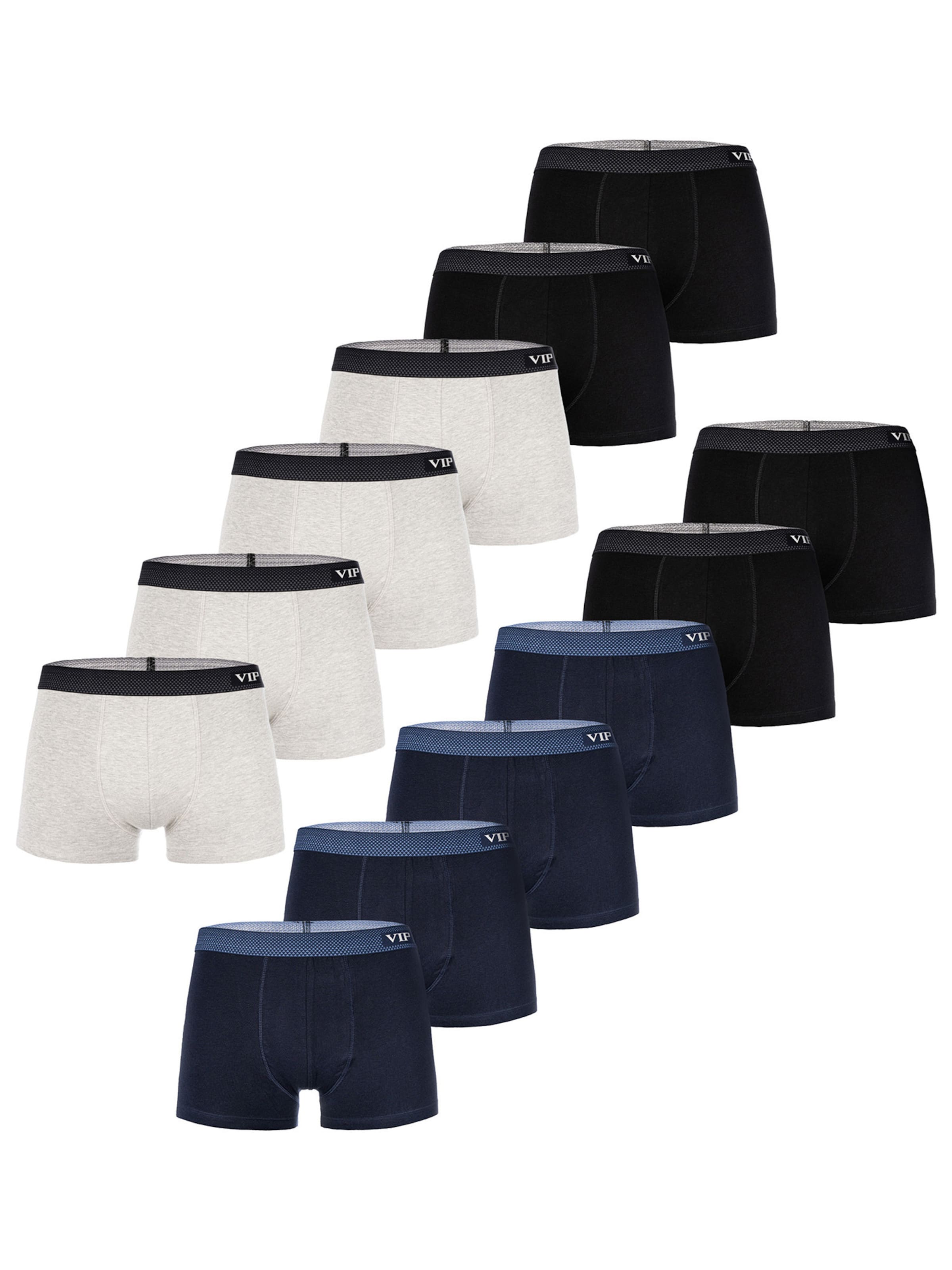 VIP Boxer shorts ' Premium Jersey Stretch ' in Blue: front