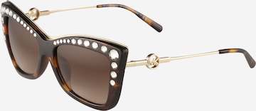 Lunettes de soleil 'HOLLYWOOD' MICHAEL Michael Kors en marron : devant