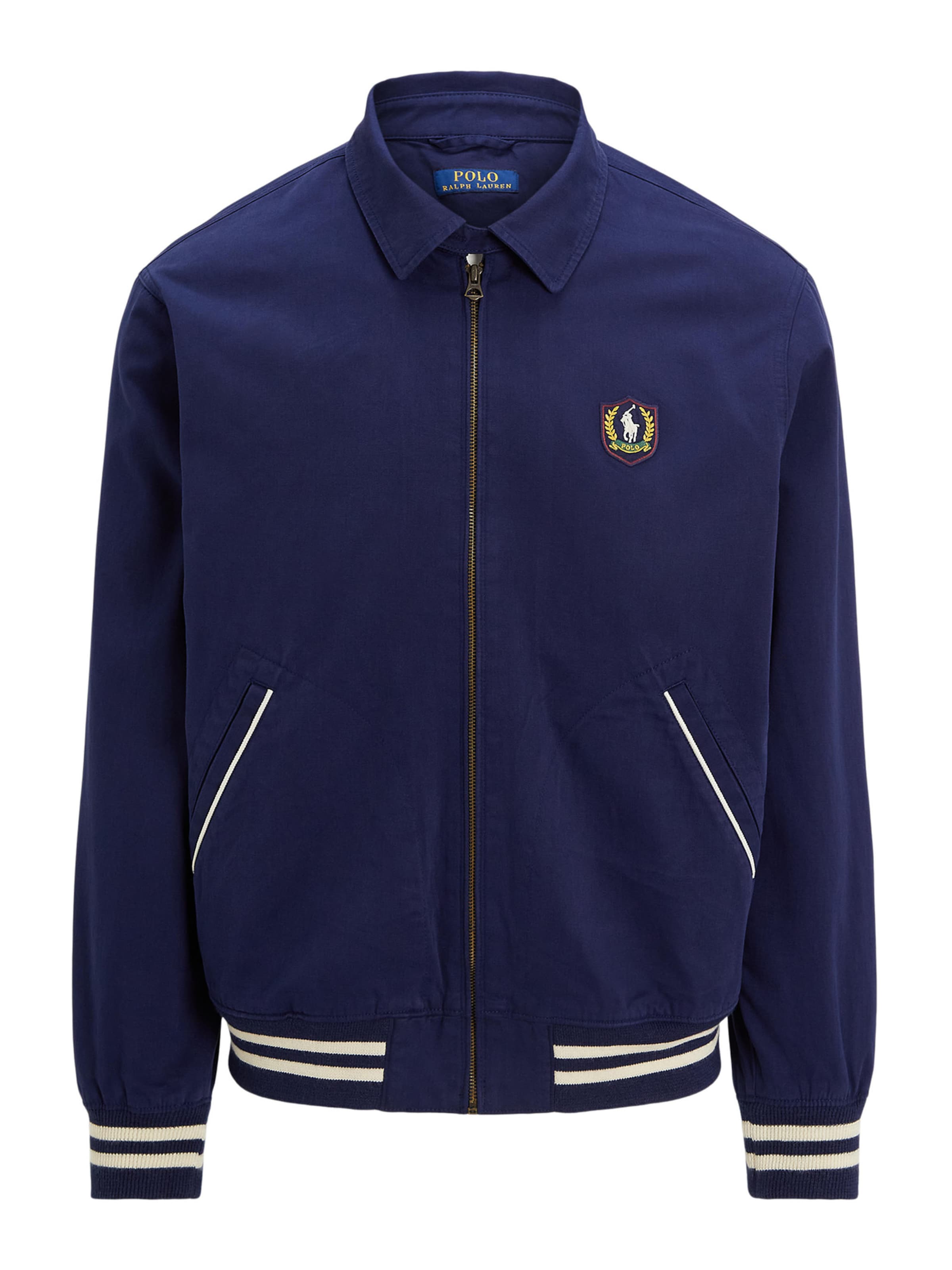 Polo Ralph Lauren Φθινοπωρινό και ανοιξιάτικο μπουφάν σε μπλε: μπροστά