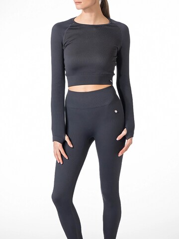 Skinny Leggings ' NUR DIE x KILIAN KERNER Leggings in Ripp-Optik ' Nur Die en gris