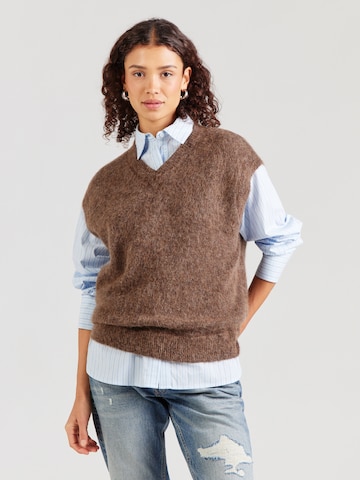 SELECTED - Jersey 'SLWLULU' en marrón: frente