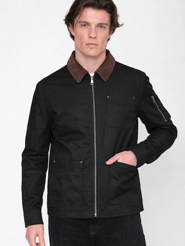 Veste mi-saison 'HEBWIN MEN' Bombers en noir : devant