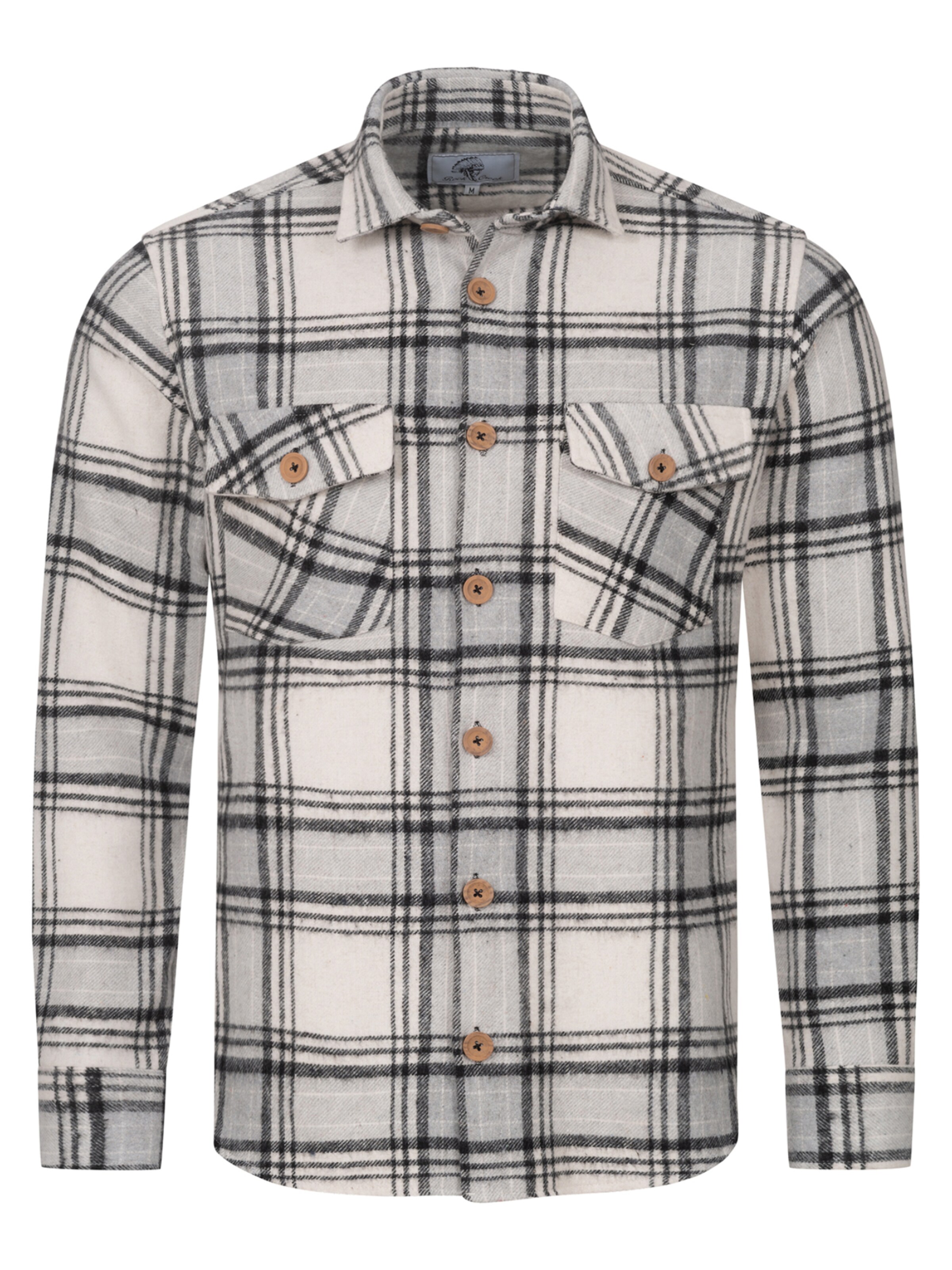 Rock Creek Hemd in Grau: Vorderseite