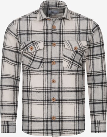 Rock Creek Button Up Shirt in Grey: front