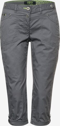 CECIL Regular Pants in Grey: front