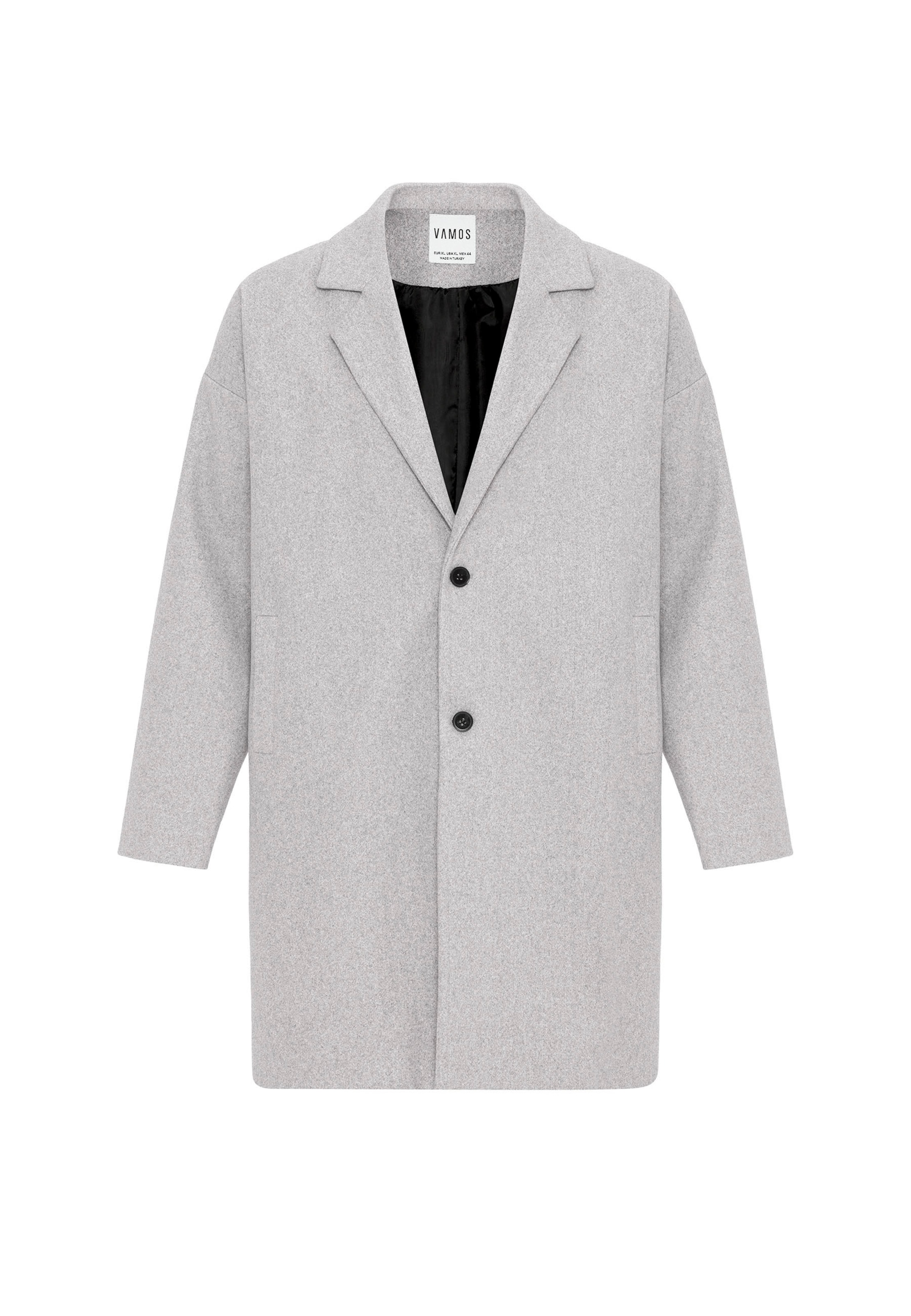 VAMOS CLO Overgangsfrakke i grå: forside