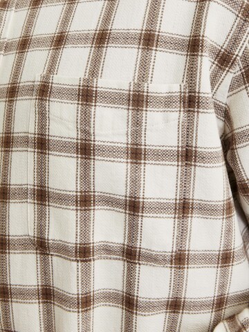 Jack & Jones Plus Regular Fit Hemd in Braun