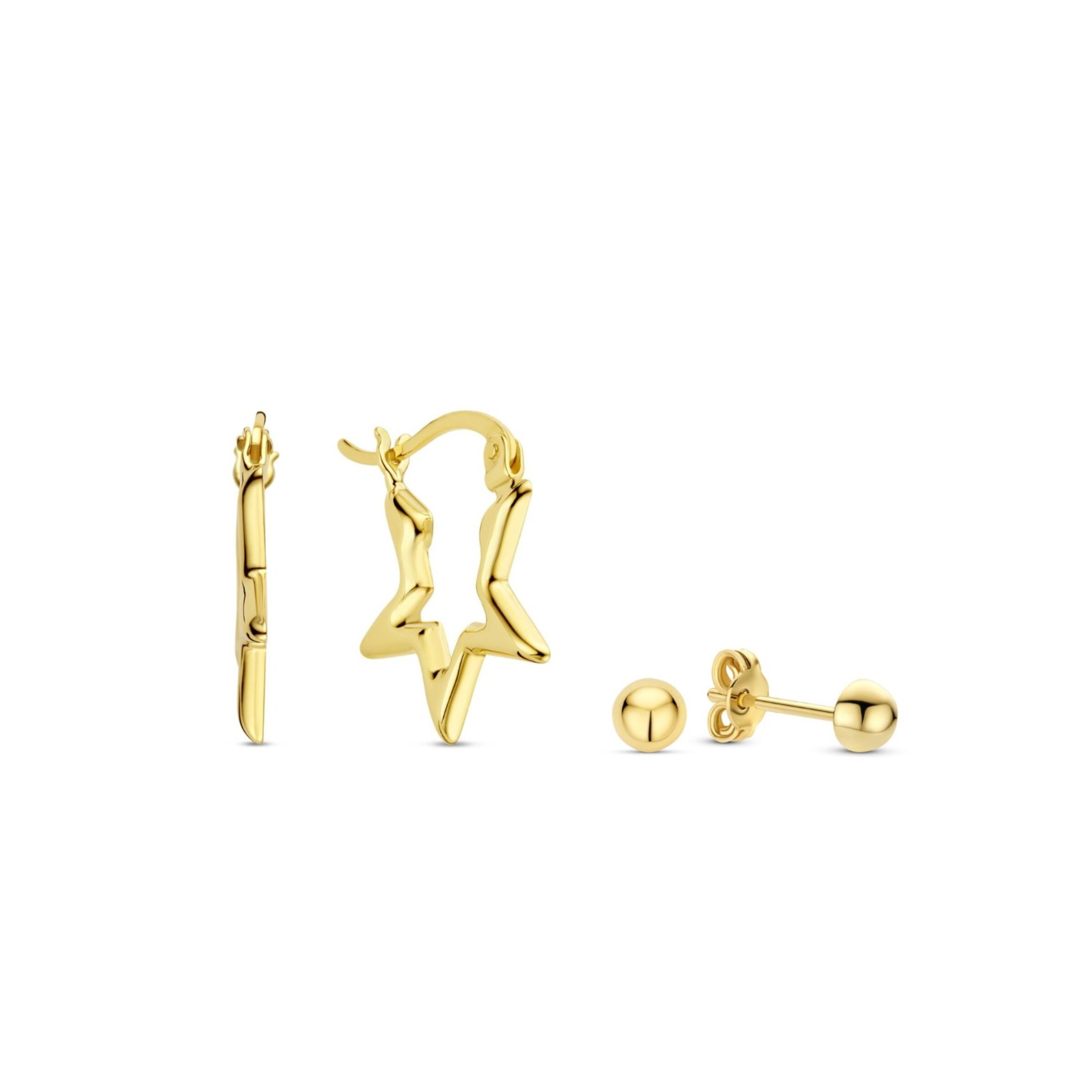 Boucles d'oreilles Beloro Jewels en or : devant