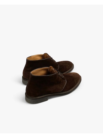 Bottines à lacets Scalpers en marron