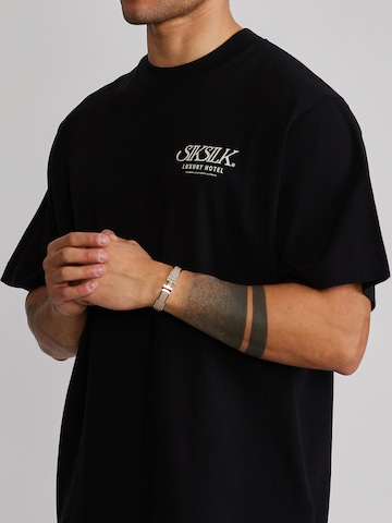 T-Shirt SikSilk en noir