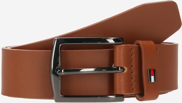 TOMMY HILFIGER Belt 'Denton' in Brown: front