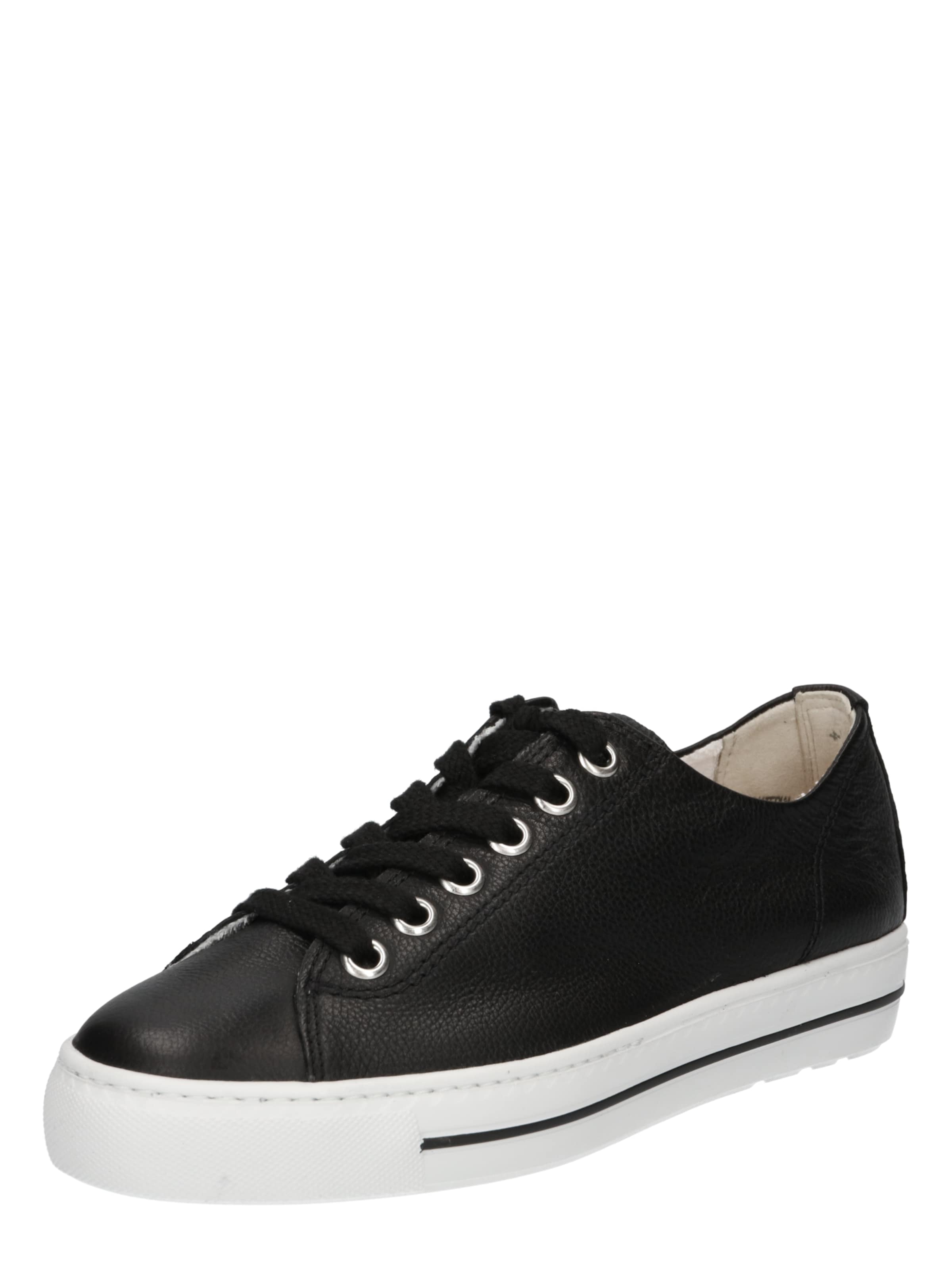Paul Green Sneakers laag 'Mastercalf' in Zwart: voorkant