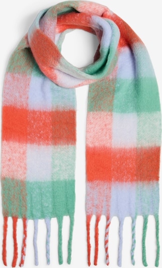 PIECES Šal 'BEA' u svijetloplava / svijetlozelena / tamno narančasta / narančasta melange, Pregled proizvoda