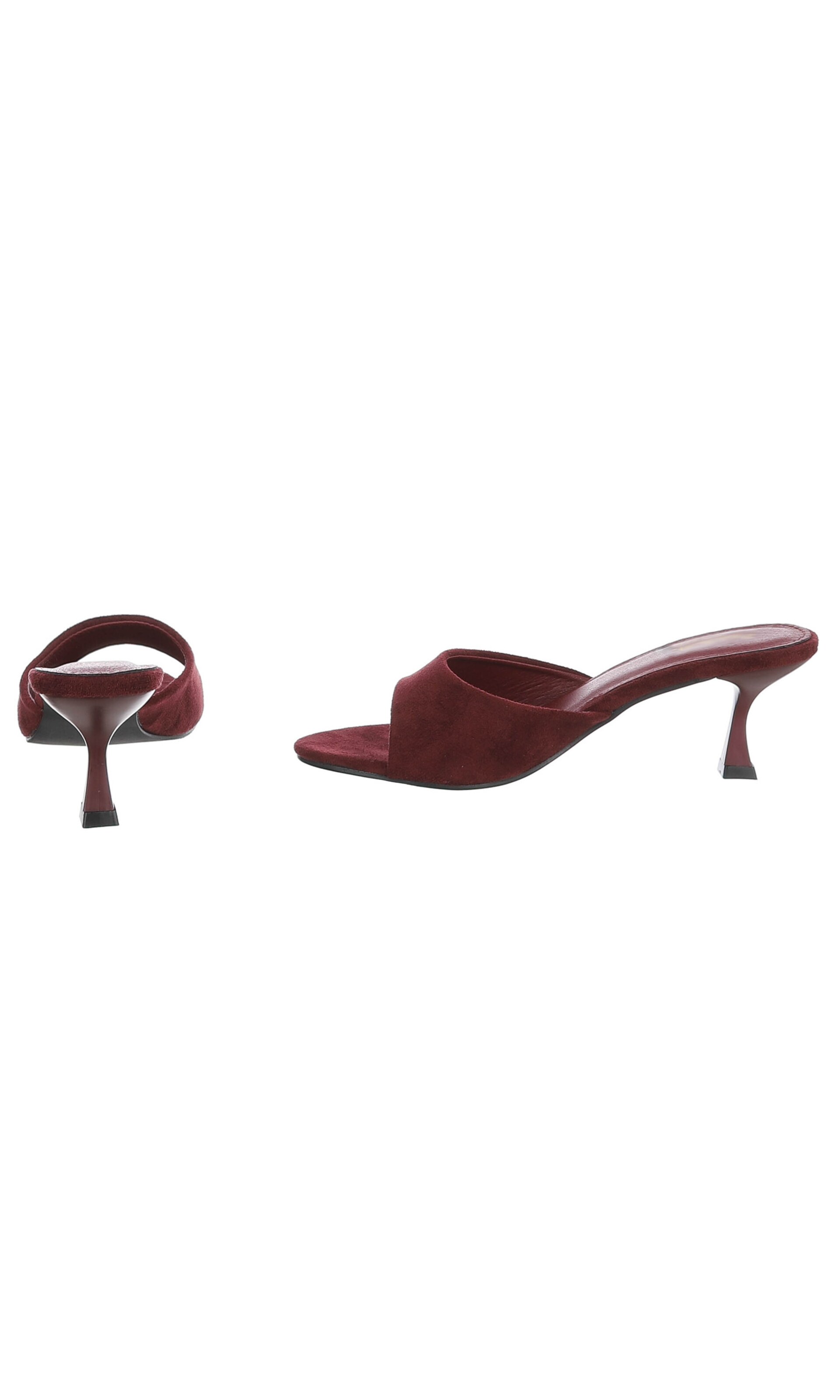 Ital-Design Pantolette in Rot