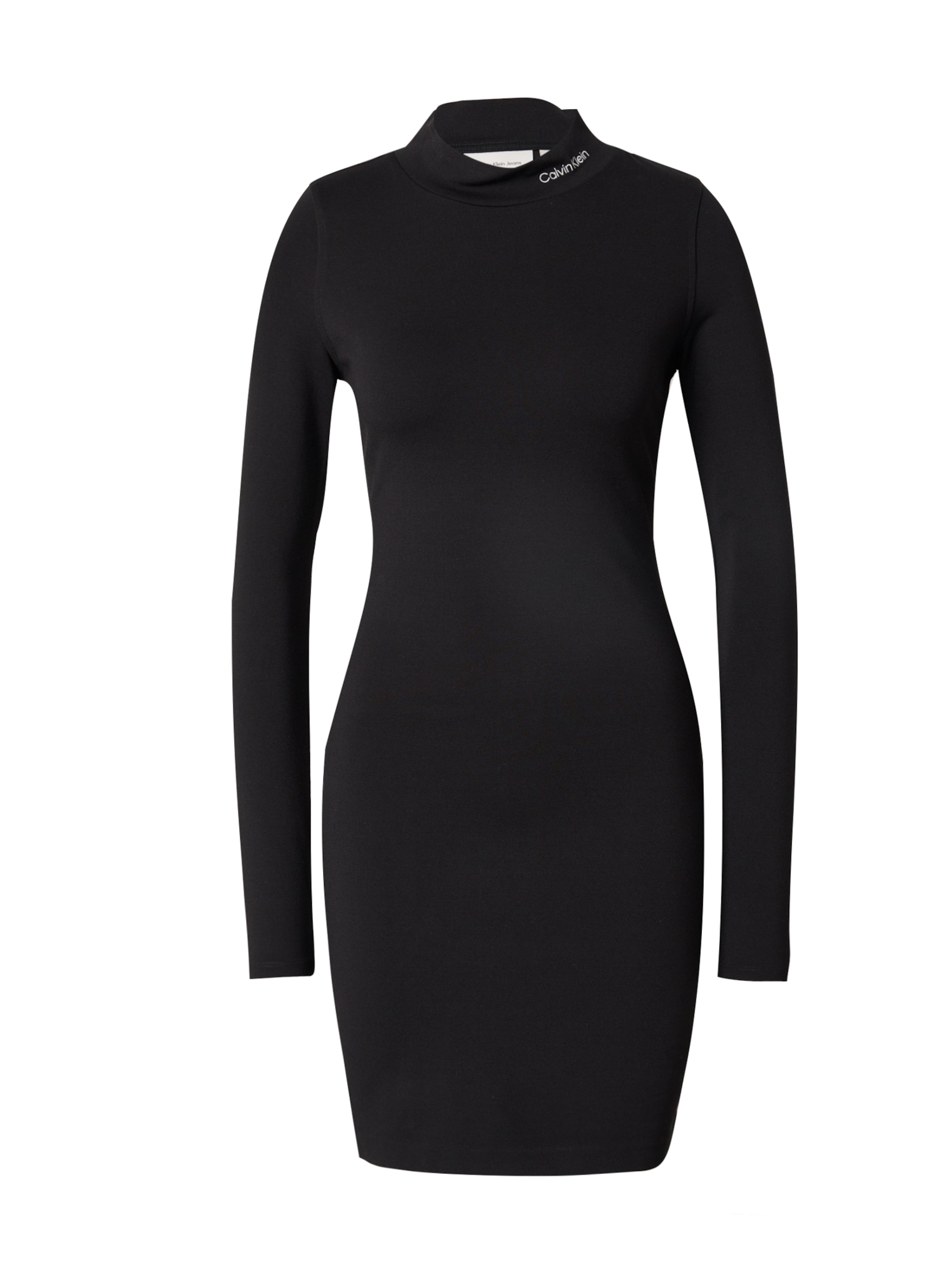 Calvin Klein Jeans Kleid 'Milano' in Schwarz: Vorderseite