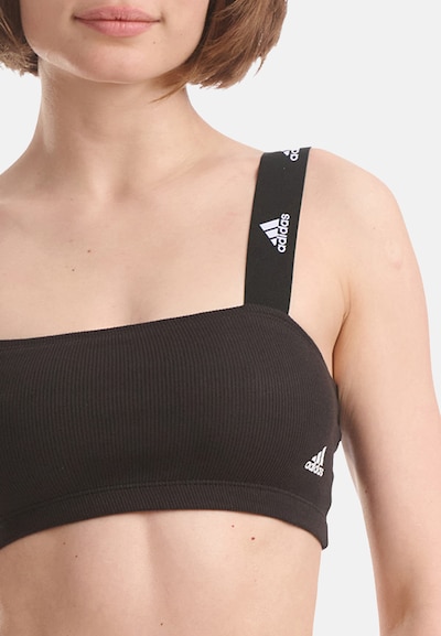 ADIDAS ORIGINALS Soutien-gorge ' Bandeau ' en noir, Vue avec produit