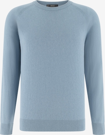 Pull-over Boggi Milano en bleu : devant