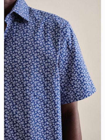 SEIDENSTICKER Regular fit Zakelijk overhemd 'Regular' in Blauw