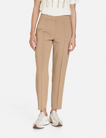 GERRY WEBER Loose fit Trousers in Beige: front