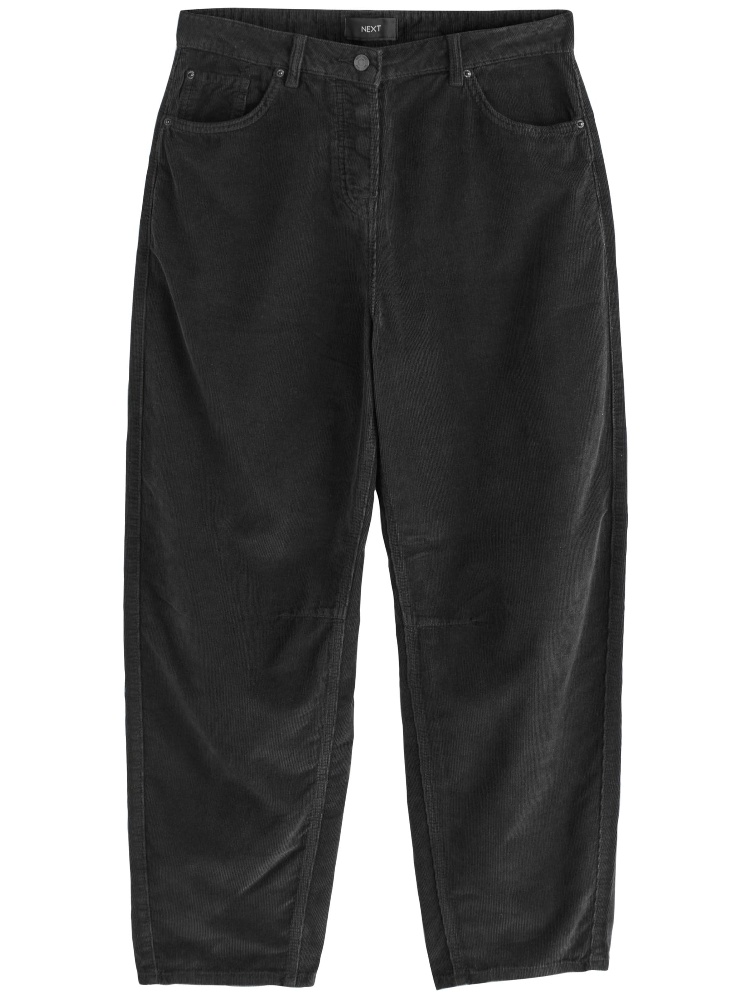 Next Ozke Hlače | črna barva: sprednja stran