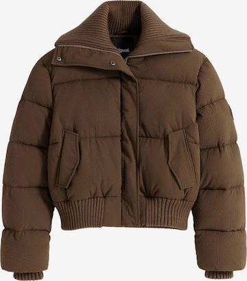 DesigualPrijelazna jakna - smeđa boja: prednji dio